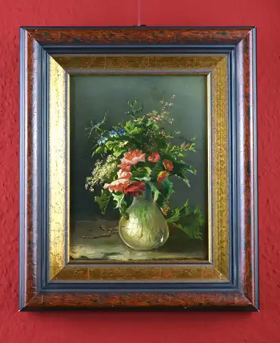 Jean-Baptiste Robie (1821-1910), Stillleben mit Wiesenblumen