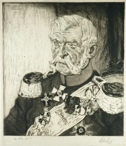 Bernhard Pankok (1872-1943), General Wilhelm von Blume, 1915