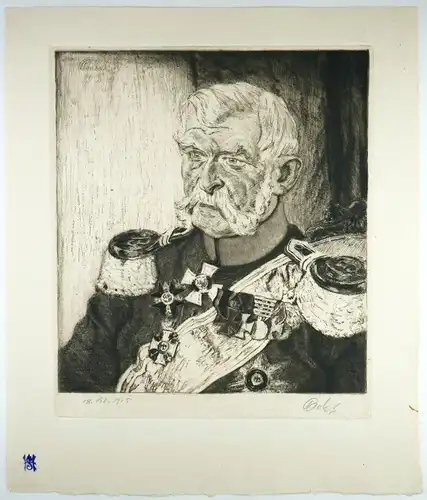 Bernhard Pankok (1872-1943), General Wilhelm von Blume, 1915