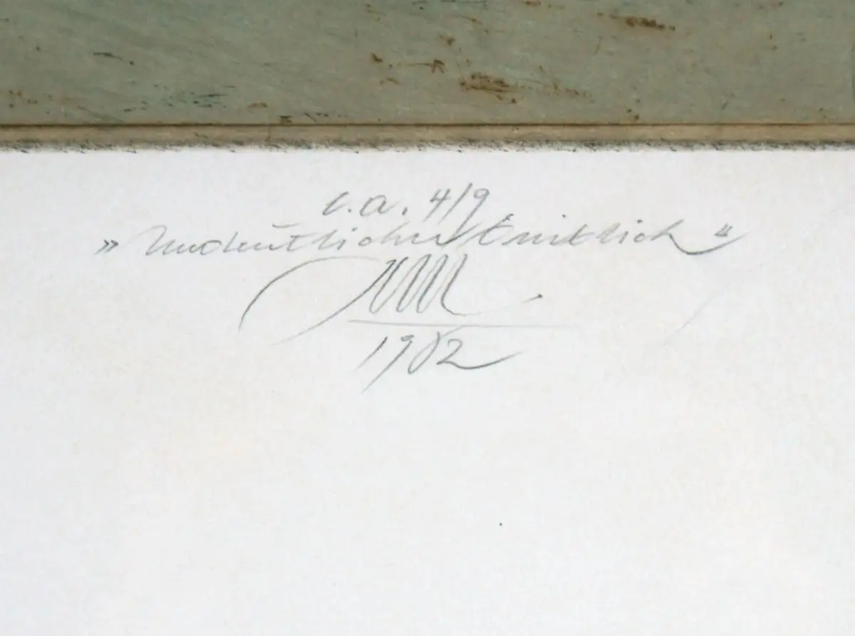 Karl Mordstein (1937-2006), Undeutlicher Deutlich, 1982 3
