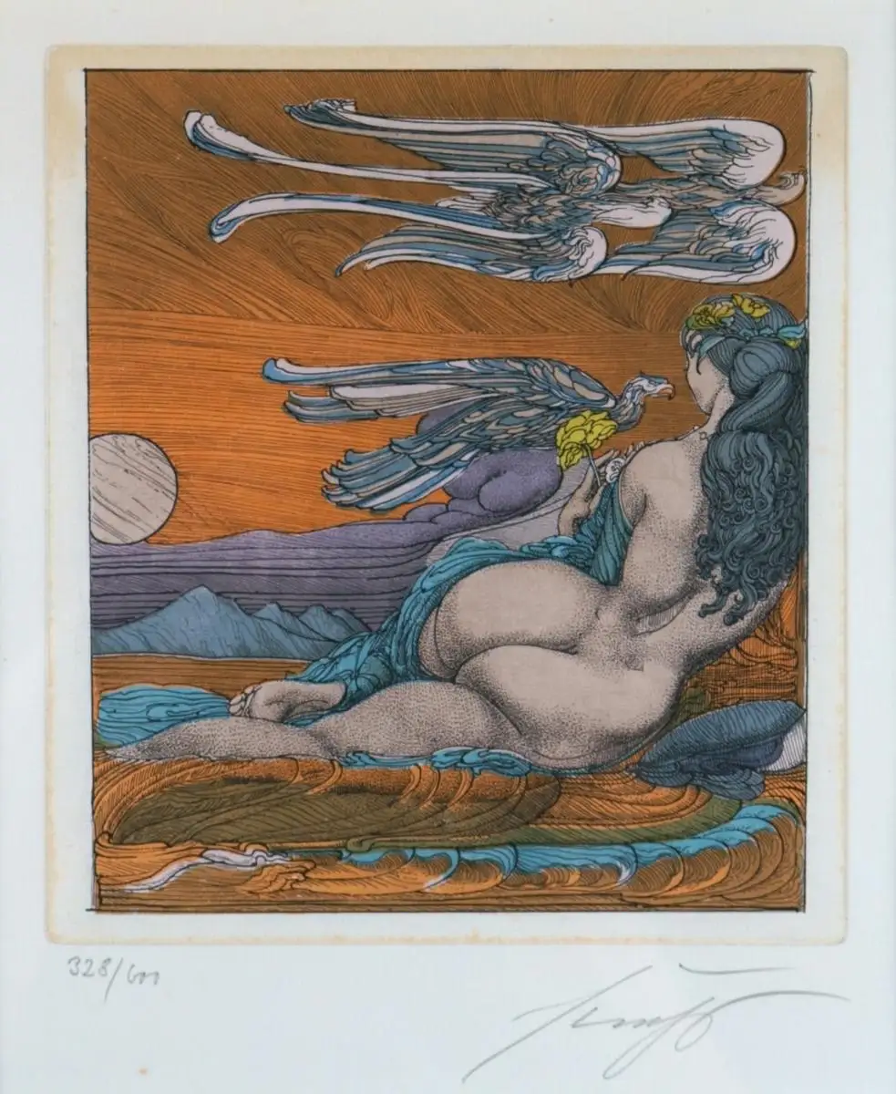 Ernst Fuchs (1930-2015), Bachnymphe, 1976 0
