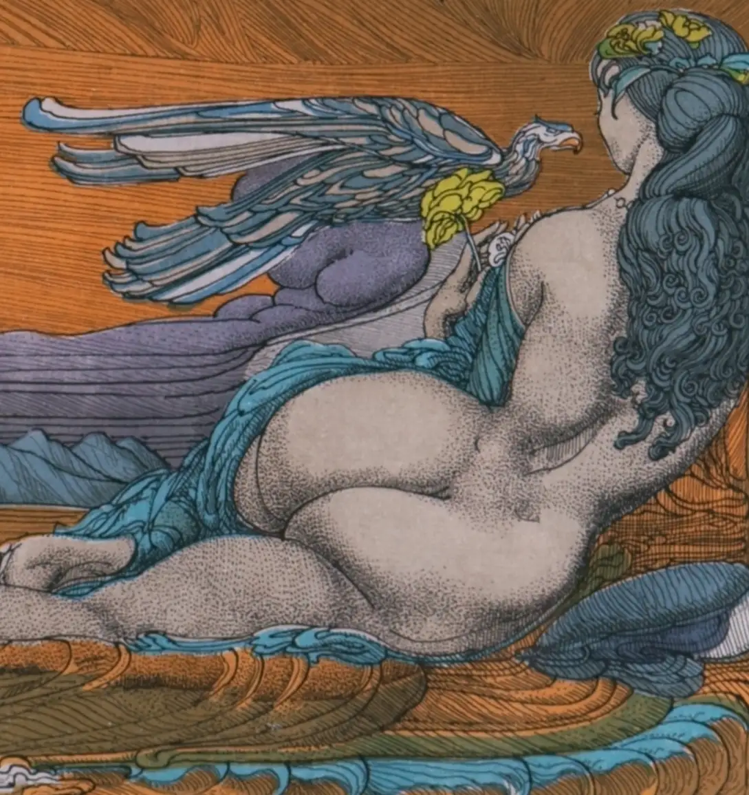 Ernst Fuchs (1930-2015), Bachnymphe, 1976 1