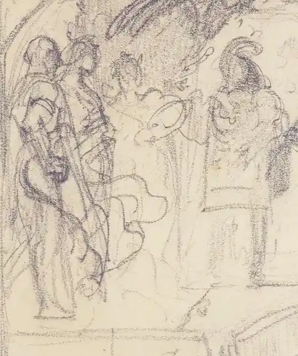 Arthur Kampf (1864- 1950), Studie zu einer Allegorie des Sieges, um 1900