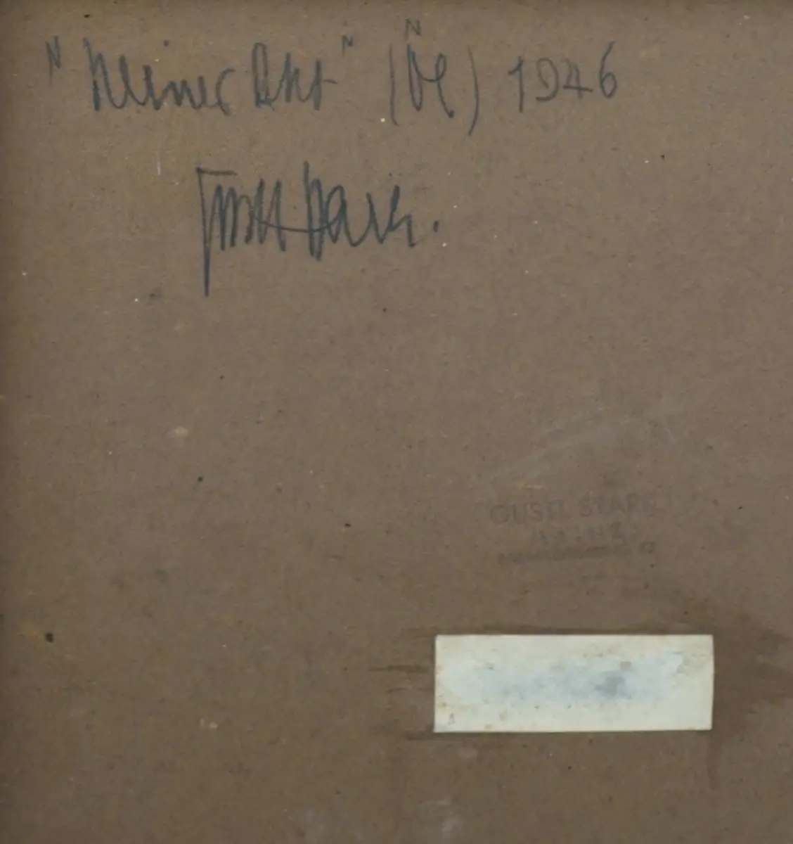 Gustl Stark (1917-2009), Kleiner Akt, 1946 8