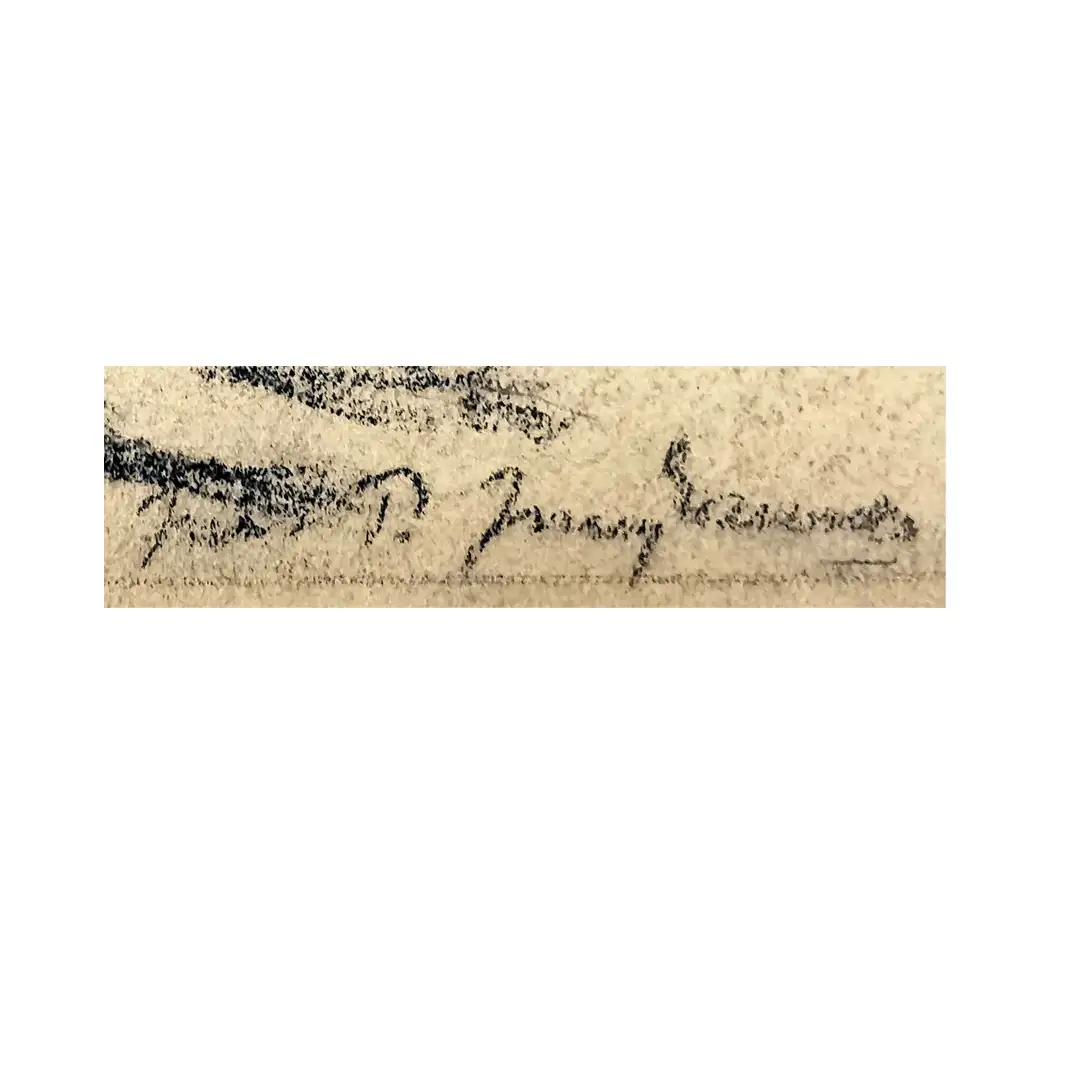 Julius Paul Junghanns (1876-1958), Zugpferd mit Karren 5