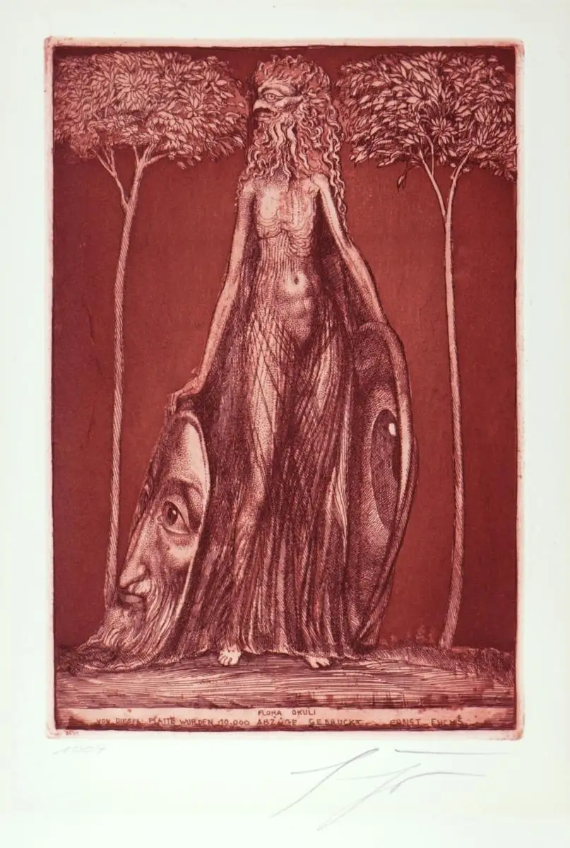 Ernst Fuchs (1930-2015), Flora Okuli, 1975 0