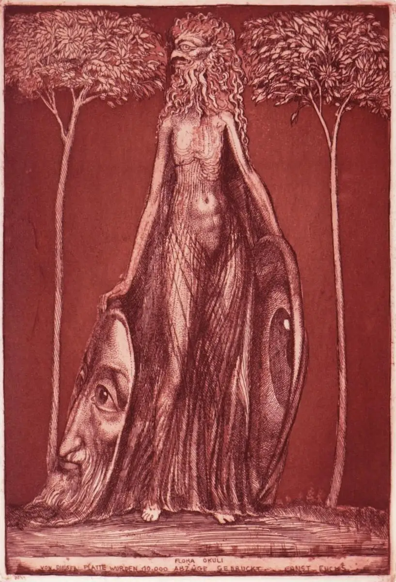 Ernst Fuchs (1930-2015), Flora Okuli, 1975 1