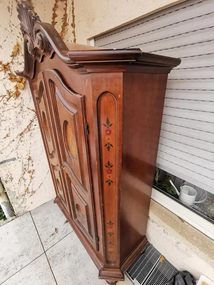 Preisreduktion Antiker Bauernschrank Barockschrank Bauernkasten  4