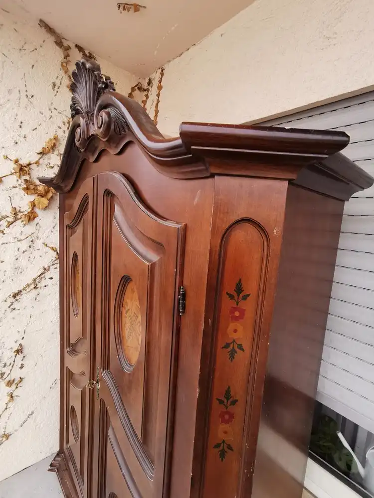 Preisreduktion Antiker Bauernschrank Barockschrank Bauernkasten  5