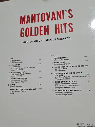 Mantovanis Golden Hits