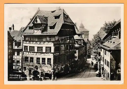 [Ansichtskarte] Nürnberg - Albrecht Dürer Haus / gelaufen 1931 / Grusstext deutsch. 