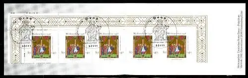 Bund Rotes Kreuz Weihnachtsmarkenh. 1997 mit 1892 gestempelt Bonn #IJ159