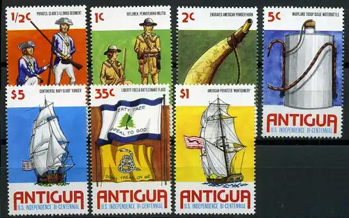 Antigua 417-423 postfrisch Schiffe #IF513