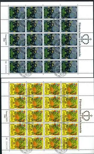 Liechtenstein Kleinbögen 764-765 Ersttagssonderstempel #JE972