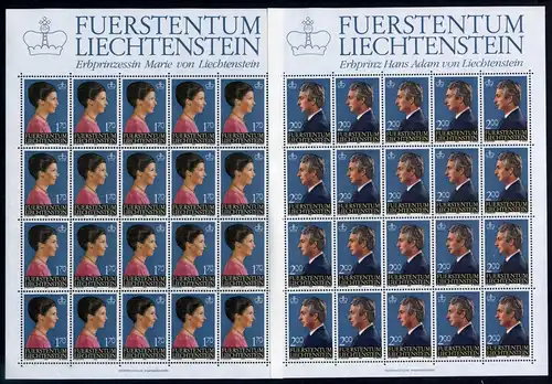 Liechtenstein Kleinbögen 864-865 postfrisch #JE894