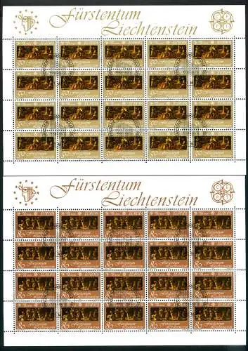 Liechtenstein Kleinbögen 866-867 Cept Ersttagssonderstempel #JE996