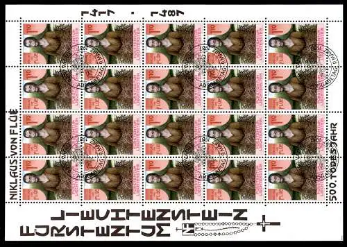 Liechtenstein Kleinbögen 918 Ersttagssonderstempel #JG411