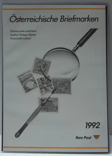 Österreich Jahresmappe 1992 postfrisch #HC272