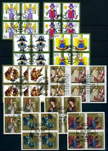 Bund Lot Weihnachtsmarken Ersttagssonderstempel #IS578