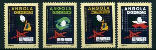 Angola 1162-1165 postfrisch Ensa #IN547