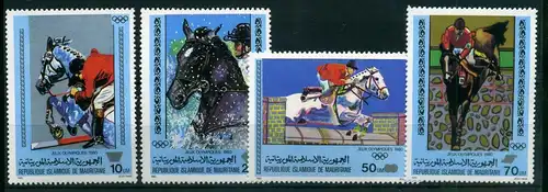 Mauretanien 680-83 postfrisch Olympiade 1980 #JG581