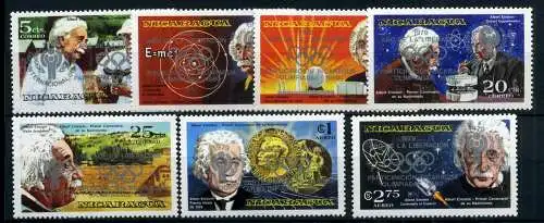 Nicaragua 2091-2097 B postfrisch Einstein #JG563