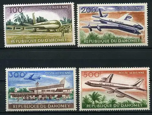 Dahomey 222-225 postfrisch Flugzeuge #GI161