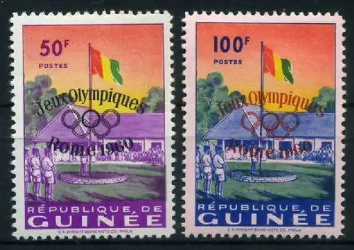 Guinea 49-50 postfrisch Olympiade 1960 #JG681