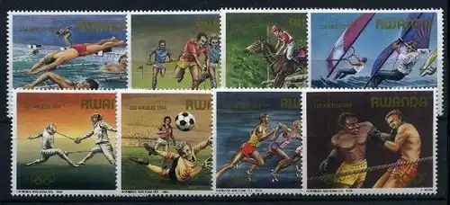 Ruanda 1275-1282 postfrisch Olympiade #JG698
