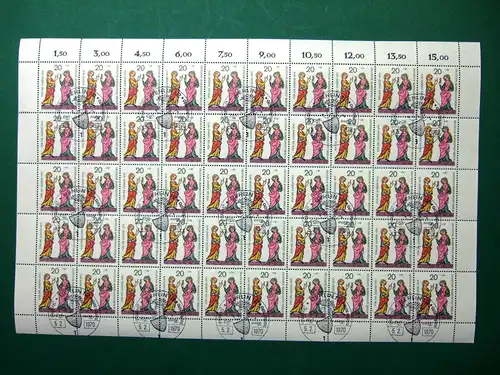 Berlin 50er Bogen 355 Ersttagssonderstempel #BW2272