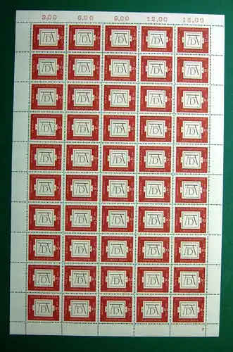 Bund 50er Bogen 677 postfrisch Formnummer 2 #BW2188