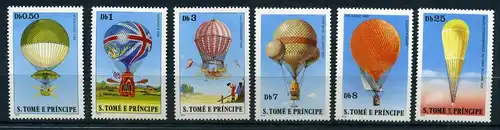 Sao Tome e Principe 619-624 postfrisch Ballonfahrt #IN577