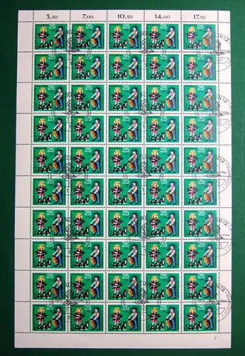 Berlin 50er Bogen 419 Formnummer 2 Ersttagssonderstempel #BW2211