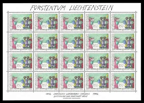 Liechtenstein Kleinbögen 1049 postfrisch #JE943