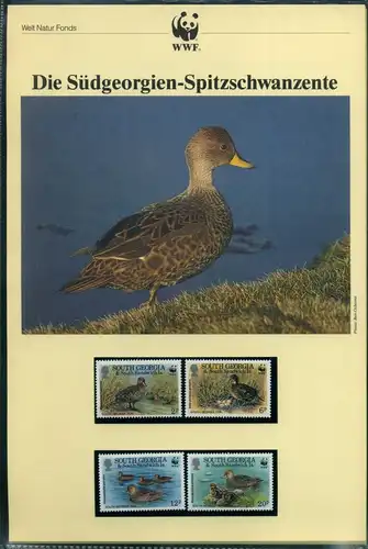 Südgeorgien und Süd-Sandwich-Inseln 1992 Enten WWF #GI320