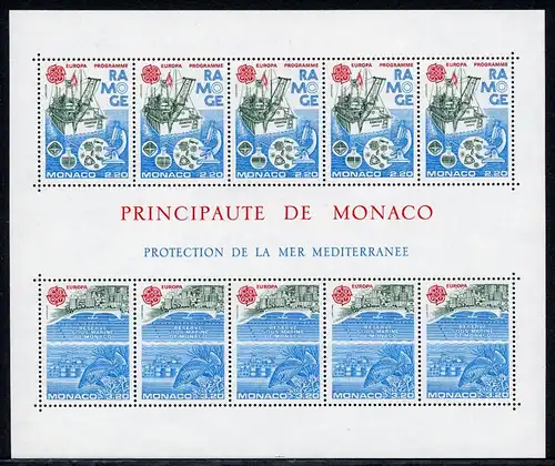 Monaco Block 32 postfrisch Cept #IN587