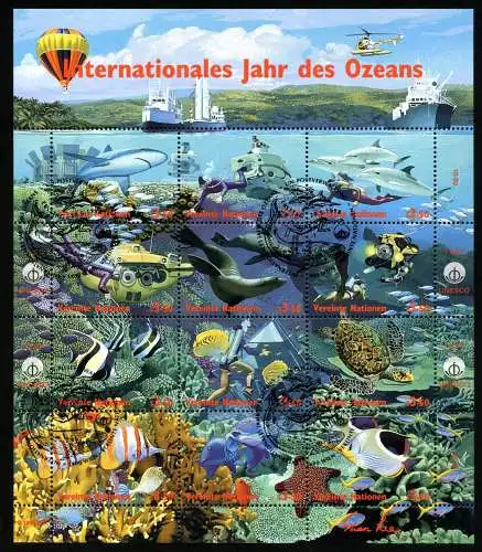 UNO Wien Jahrgang 1998 Ersttagssonderstempel #IV130