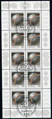 Bund Zehnerbogen 1785 Bonn Ersttagssonderstempel #IN346