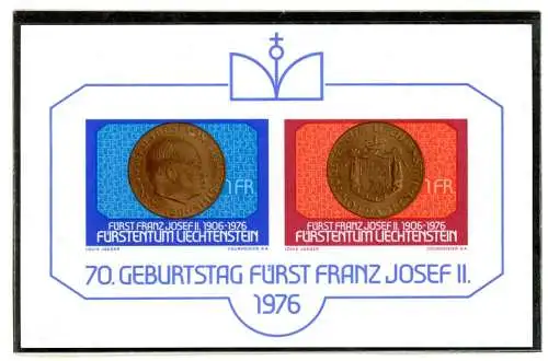 Liechtenstein Jahrgang 1976-79 postfrisch auf Safe Vordruck #HL036