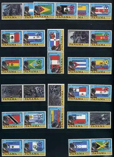 Panama 1428-1457 postfrisch Flaggen #IV297