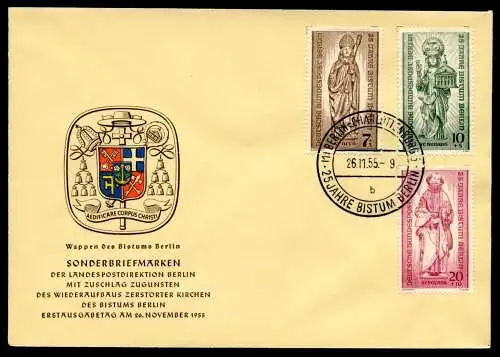 Berlin 132-134 Ersttagesbrief/FDC #IS612