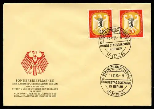 Berlin 129-130 Ersttagesbrief/FDC #IS614