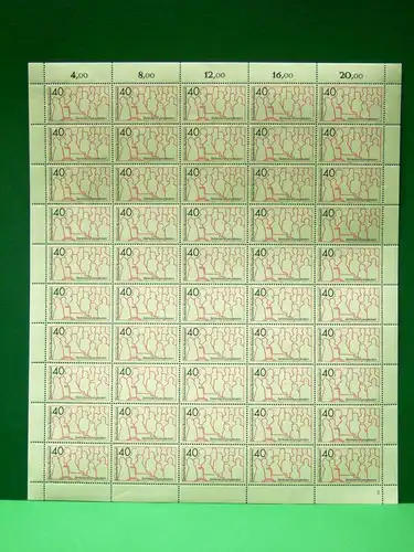 Bund 50er Bogen 796 postfrisch Formnummer 2 #BW2791