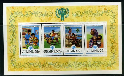 Ghana Block 84 A postfrisch Papst #HD228