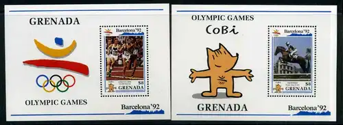 Grenada Block 251-52 postfrisch Olympia #JG641