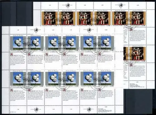 UNO Genf Kleinbögen 233-234 Menschenrechte Ersttagssonderstempel #JD543