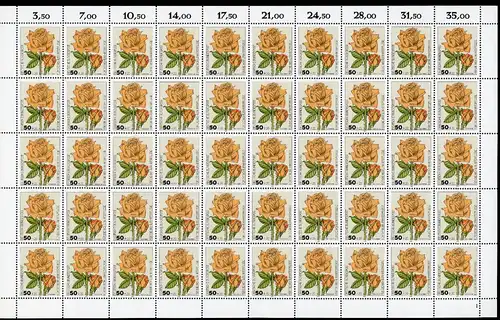 Bund 50er Bogen 1150 postfrisch Formnummer 1 #BW4906