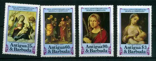 Antigua und Barbuda 804-07 postfrisch Weihnachten #IJ102