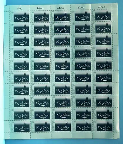 Bund 50er Bogen 1178 postfrisch Bogenzählnummer #BW3382