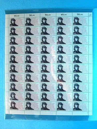 Bund 50er Bogen 1555 postfrisch Formnummer 1 #BW4175